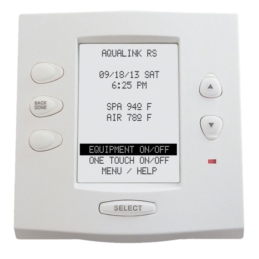 Jandy AquaLink RS OneTouch Indoor Control Panel - White