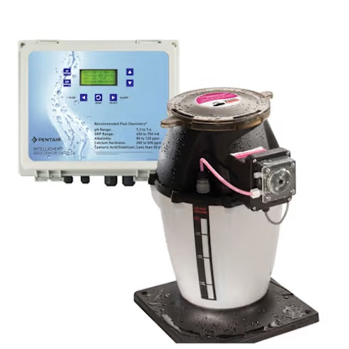 IntelliChem Controller with Acid Tank & Mounted Pump
