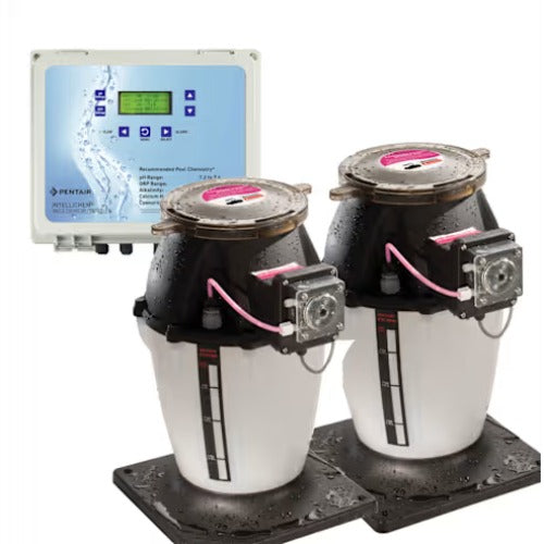 Pentair IntelliChem Controller with Acid and Chlorine Tanks with Pumps